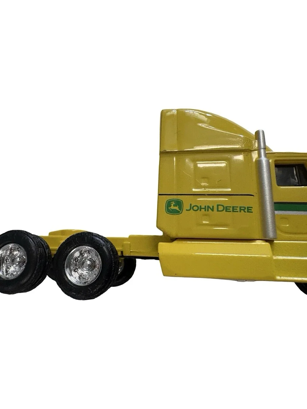 Ertl John Deere Truck Semi 18 Wheeler Yellow Diecast Toy Model Truck Cab Only